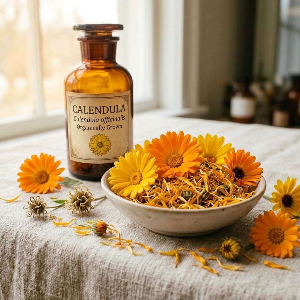 Flores y Pétalos de Caléndula Dorada — The Garden Lab