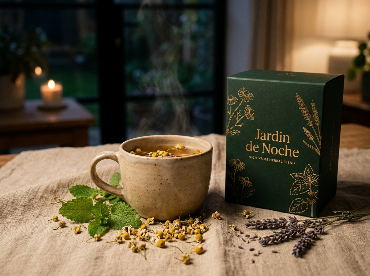 Infusión Jardín de Noche — Calma y Sueño Profundo