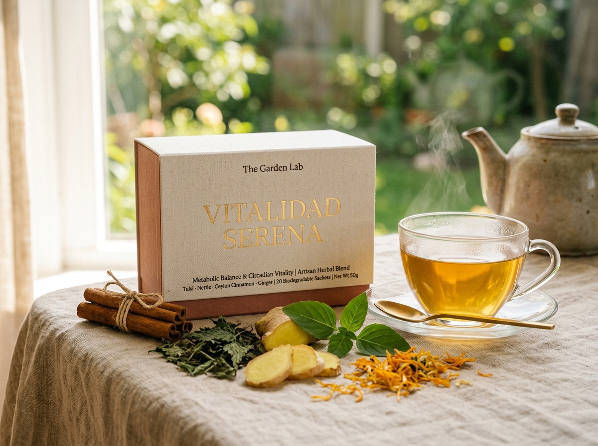 Infusión Vitalidad Serena — Balance Metabólico y Soporte Circadiano